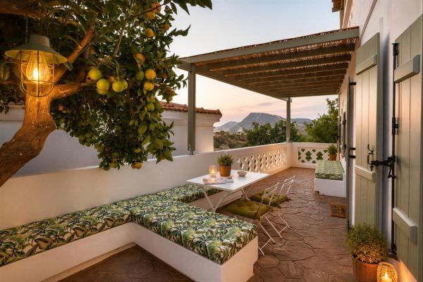 Auf dem Foto ist das Objekt Valandou Guesthouses - Boutique Apartments in Aperi, Karpathos in der Stadt Óthos zu sehen.