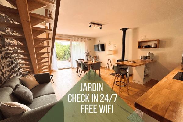 L'écrin Volvicien - Maison 4 Pers - Terrasse - Jardin - Volvic