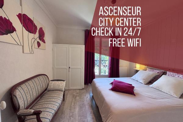 Le 130 - 1 Chambre - Wifi - Proche Parc Thermal - 2 Personnes - Puy-de-Dôme