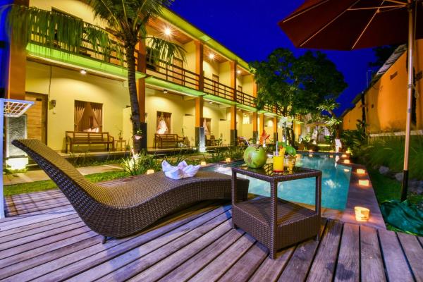 A la foto es mostra l'objecte The Rani Garden Bed & Breakfast situat a la ciutat de Denpasar.