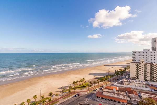 Cobertura Com Churrasqueira Vaga E Vista Do Mar - Praia Grande