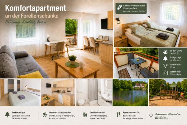 Komfortapartment An Der Forellenschänke - Sebnitz