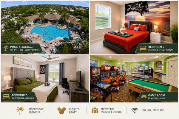 Modern Condo Pool Free Amenities Near Disney - United States