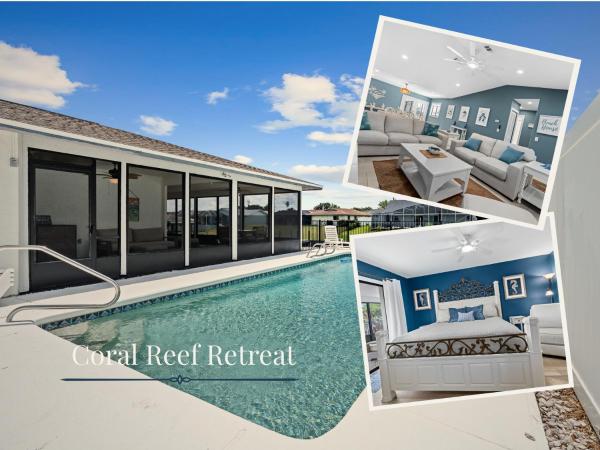 Intracoastal Waterfront Home Private Pool, Boat Dock, Screened Lanai, Sleeps 6 - Flagler Beach, FL