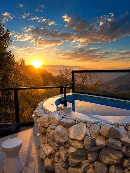 Chalé Boutique - Spa - Sauna Seca , Jacuzzi , Rede Suspensa - Santo Antônio do Pinhal