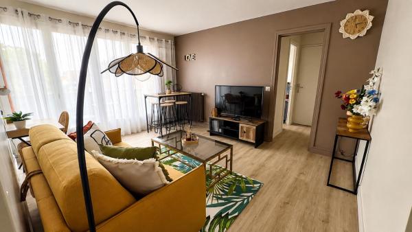 Appartement T2 Le Cocon Tropical Proche Paris - Bobigny
