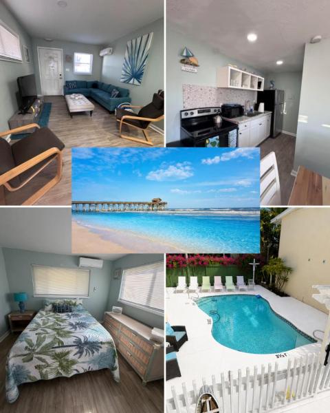 2br 2 Bath Cottage Steps To Beach & Downtown W Pool - Cocoa Beach, FL