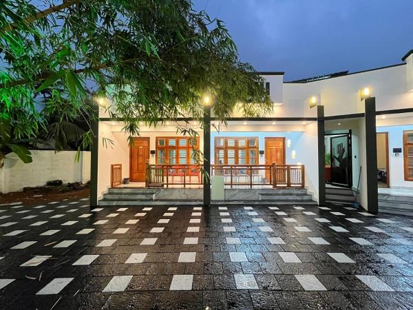 Var- Bamboo Haus 1- Ac 2 Rooms, 7 Min Walk Beach - Varkala