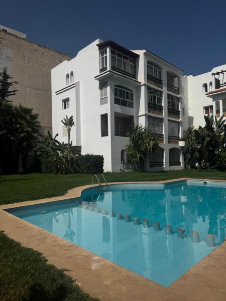 Charming Apartment With Balcony, Pool, Parking, And 2700m2 Garden - Oued Laou
