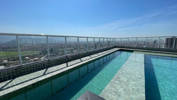 Apê Completo C/ Wi-fi, Varanda, Piscina E Academia - Praia Grande