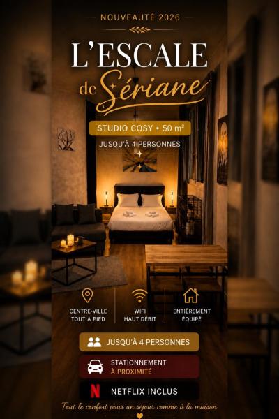 Escale De Sériane Grand Studio 50m2 Centre Ville - Graulhet