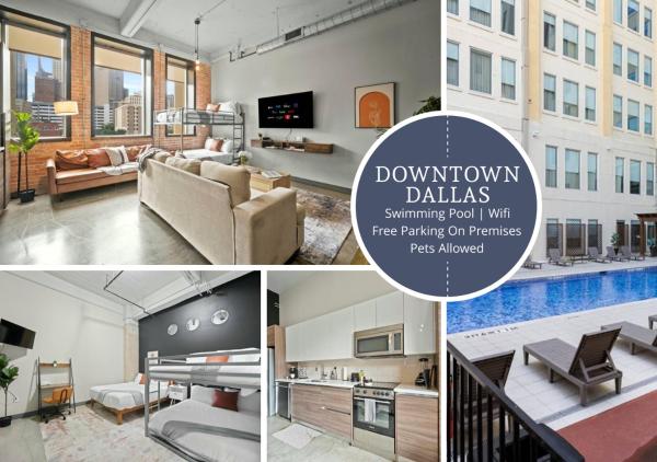 Modern City Stay With Pool, Gym And Valet Parking - Dallas, TX
