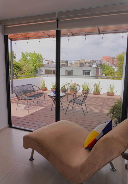 Linda Terraza En La Vibrante Roma Norte - Città del Messico
