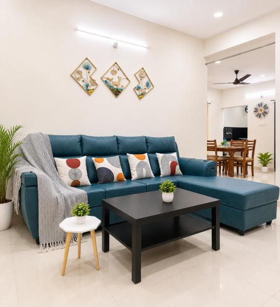 Fully Furnished Mee Homes 2bhk Family Stay With Kitchen & Balcony - Karnataka