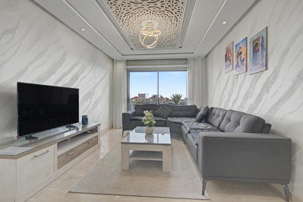 New Luxury Apartment 133sqm Sea View Wifi Fast - Agadir