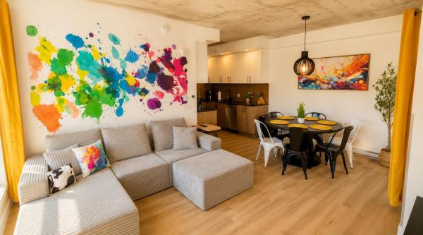 Quebec Funky 2br Condo 10min Old Quebec Ac - Quebec City