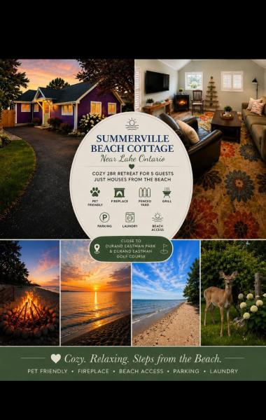 Cozy Summerville Cottage, Sleeps 6, Pet Friendly - Rochester, NY