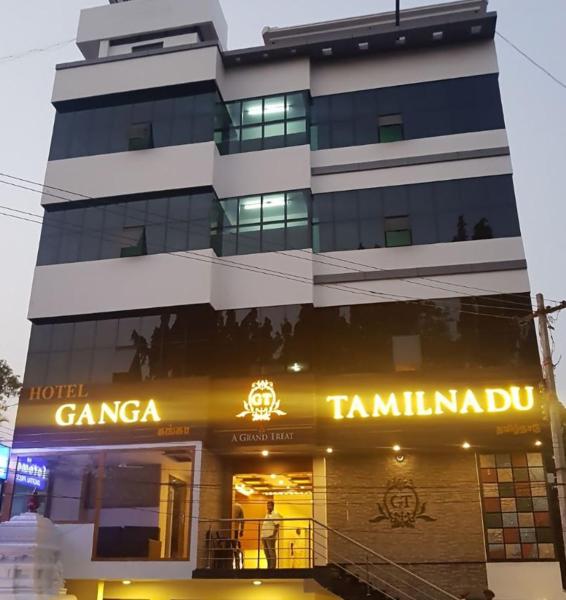 The photo shows the Hotel Ganga Tamilnadu located in the city of Nāgercoil.