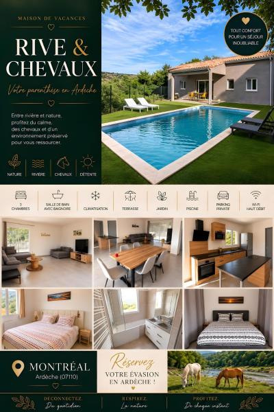 Villa Des Rives Et Chevaux 07 - Ruoms