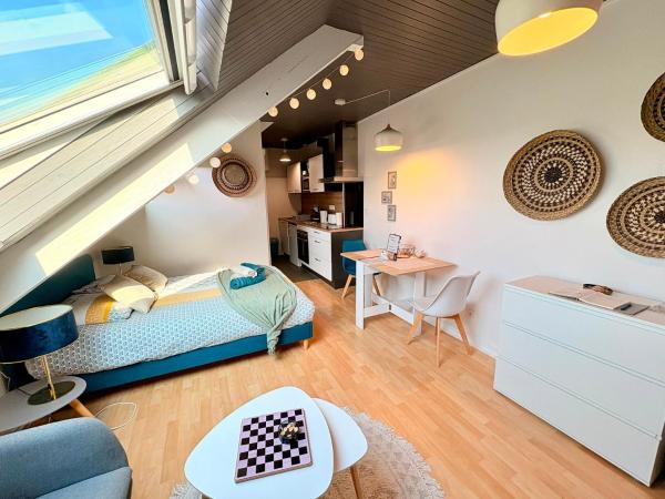 L'odyssée - Studio Cosy Avec Vue Mer - Lumineux - Parking - Wifi - Erquy