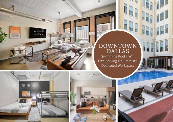 Downtown Dallas Stay With Pool & Theater - Dallas, TX