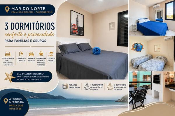 Mar Do Norte Localização Estratégica Onde Você Faz Tudo à Pé Nos Ingleses - Florianópolis