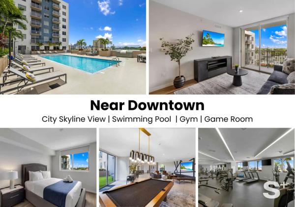 Sleek Miami 2br - Free Parking - Pool & Gym - Coral Gables, FL