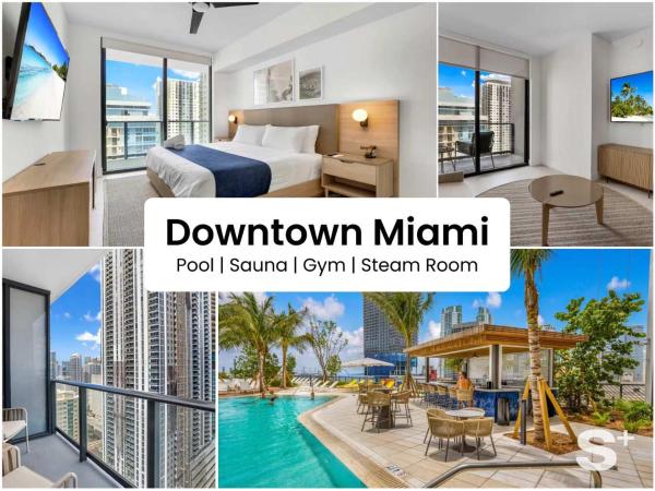 Luxury Miami 1br - 25th Fl - Pool - Gym - Balcony - Miami Beach, FL