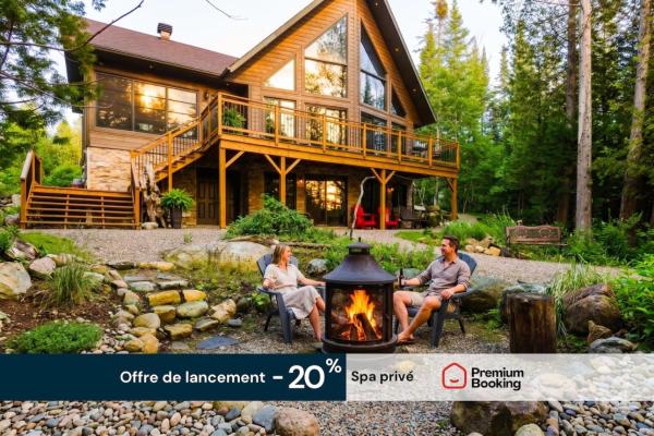 Chalet Paradis Moustier With Lakefront, Private Spa & Games - Rawdon