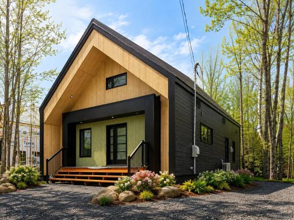 Le Struga - Scandinavian Chalet With Spa & Firepla - Portneuf