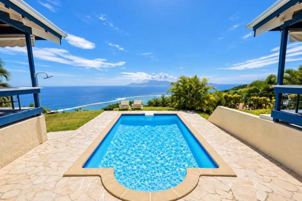 Villa Tiare Amazing View - Private Pool - 4 Bedrooms- Up To 7 Pers - French Polynesia