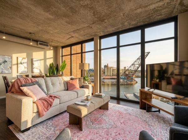 Lake Riverfront Balcony Garage Parking - クリーブランド, OH