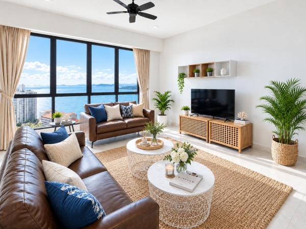 Family Seaview 3br Suite For 10 Sauna & Bathtub Jazz Suites - Penang