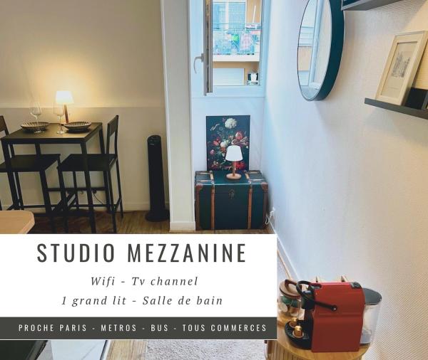 Studio Mezzanine - Paris 5mn - Val-de-Marne