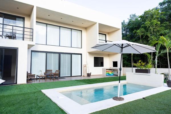 Family House W Private Pool Rooftop & Beachclub - Akumal