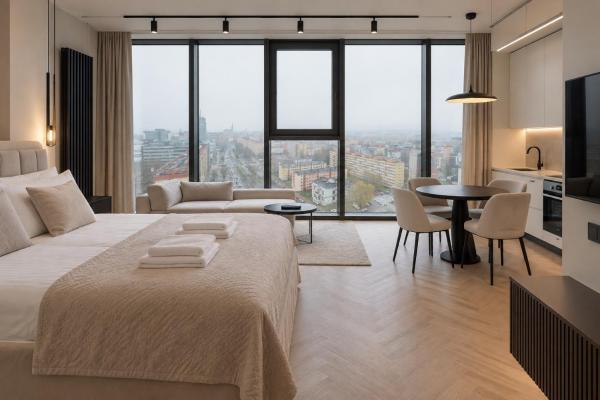 Hanza Tower Sky 21 Pool Jacuzzi Sauna - Szczecin