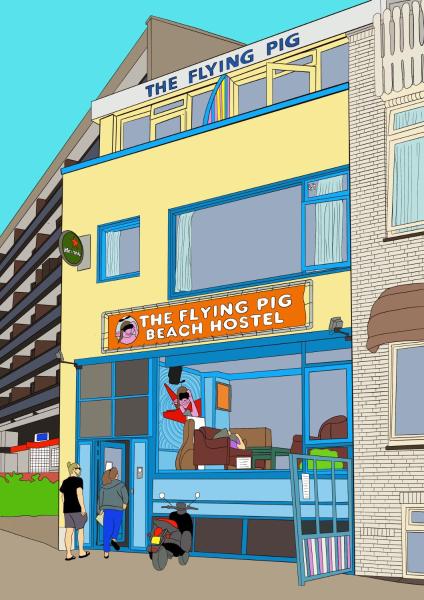 The Flying Pig Beach Hostel Age 18 To 40 - Pays-Bas