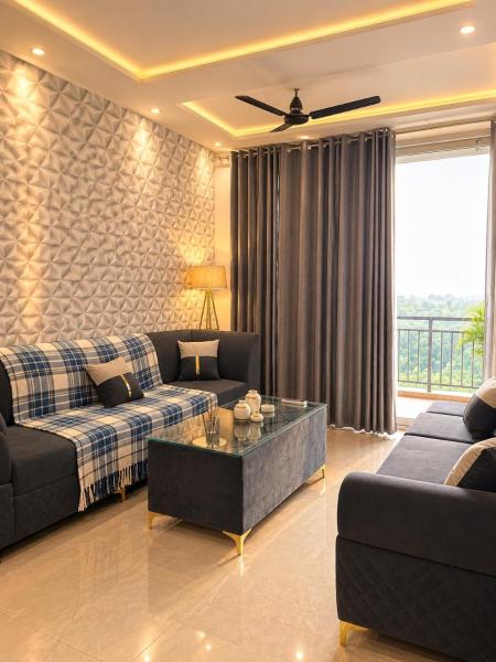 3 Bedroom Apartment Entire Place With Balcony - Haryana