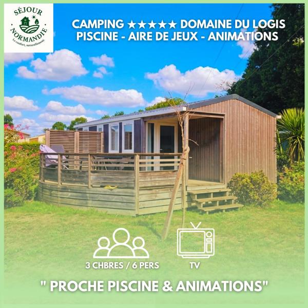 Mobilhome Basic 3ch-6p Avec Tv - Camping 5 éToiles Au Coeur De La Bretagne Romantique - L09 - Tinténiac