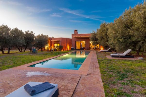 En la foto se muestra el objeto Villa Kristy ubicado en la ciudad de Marrakech.