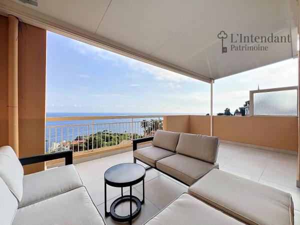 Appartement Vue Mer Proche Monaco - 2 Chambres - Clim - Parking - Cap-d'Ail