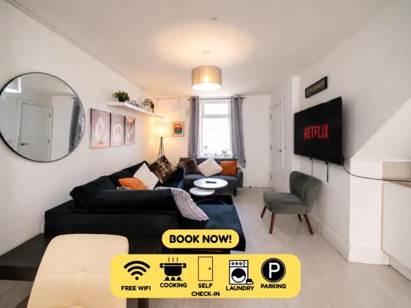 Premium 3 Bedroom In Cardiff City Sleeps 9 With Free Parking - Cardiff