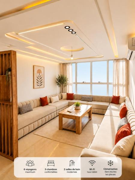 Appartement Luxe Proche De La Corniche - Al Hoceïma