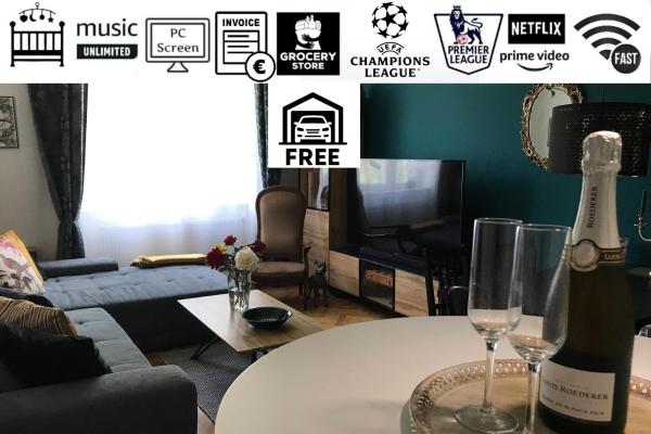 S8 Luxury Oldtown Apt - Parking, Foodstore, Crib, Babychair, Pc Screen, Unlimmusic - Košice