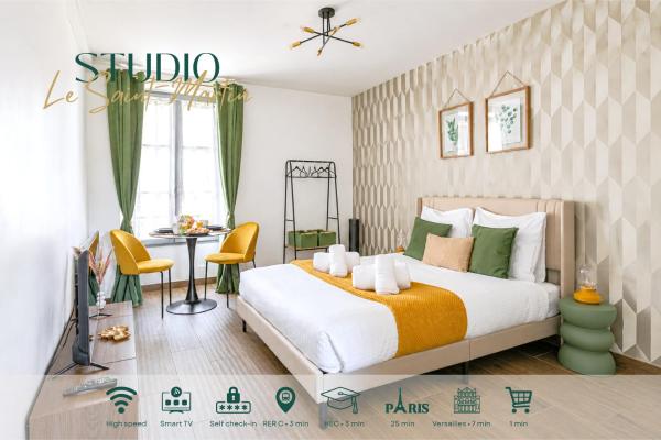 Le Saint-martin - Studio Rénové - Versailles 7 Min - Jouy-en-Josas
