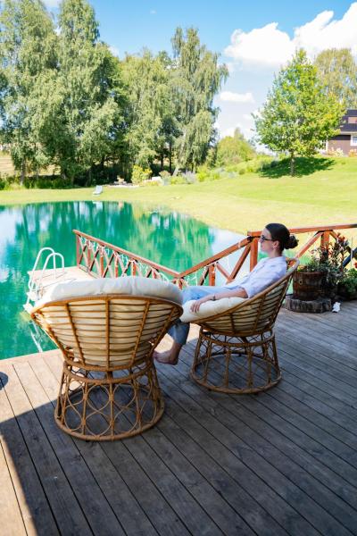 Milkės Karibai - Poilsio Namelis Su Sauna Ir Kubilu - Litauen