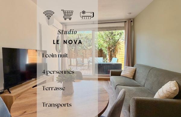 123 - Le Nova - 4 Pers, Terrasse, Transports - Montpellier