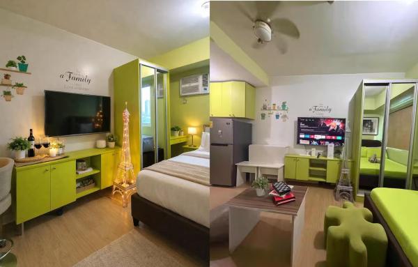 Cozy City View Studio With Kitchen & Pool - Manila