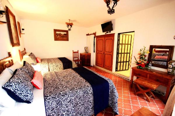 A la foto es mostra l'objecte Hotel Mesón del Rosario situat a la ciutat de Guanajuato.