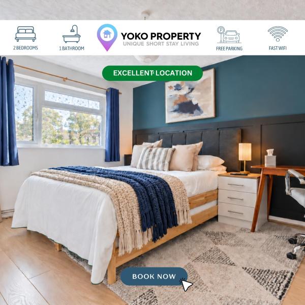Stylish Apartment - Excellent Location - Free Parking, Fast Wifi, Smart Tvs And Self-check-in By Yoko Property - Nottingham